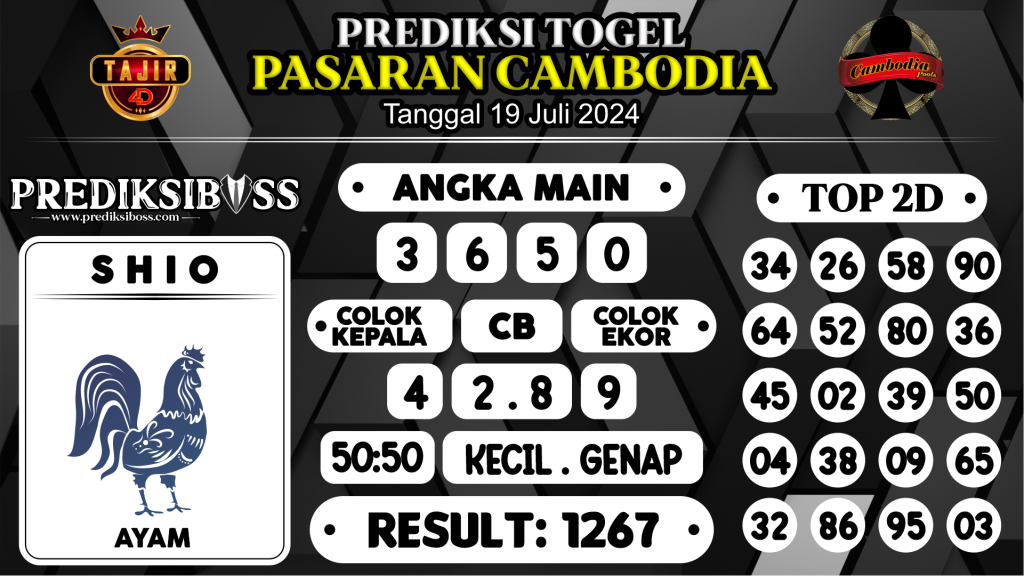 https://prediksibosswon.com/prediksi-boss-togel-cambodia-jumat-19-juli-2024/