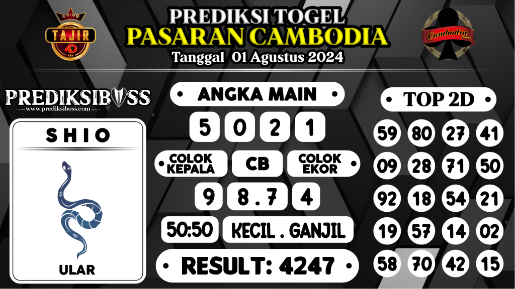 https://prediksibosswon.com/prediksi-boss-togel-cambodia-kamis-01-agustus-2024/