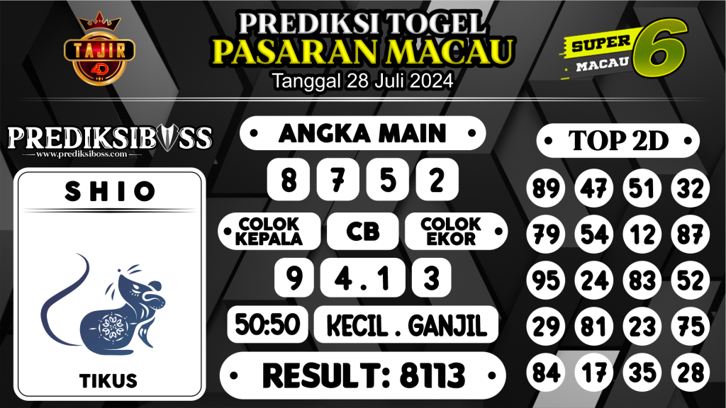 https://prediksibosswon.com/prediksi-boss-togel-macau-minggu-28-juli-2024/