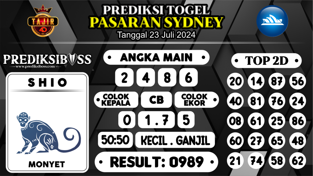 https://prediksibosswon.com/prediksi-boss-togel-sidney-selasa-23-juli-2024/