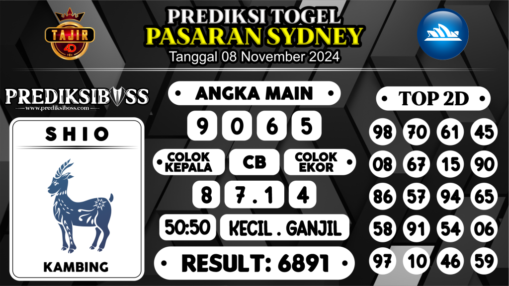 https://prediksibosswon.com/prediksi-boss-togel-sidney-jumat-08-november-2024/